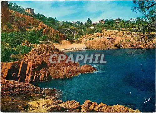 Cartes postales moderne La Cote d'Azur miracle de la nature La Corniche d'Or Le Trayas (Var) Calanque N D