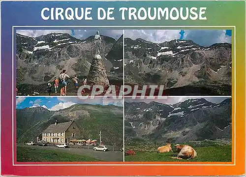 Moderne Karte Pyrenees Cirque de Troumouse