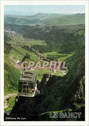 Cartes postales moderne l'Auvergne Pittoresque La Benne du Telepherique de la Vallee du Sancy