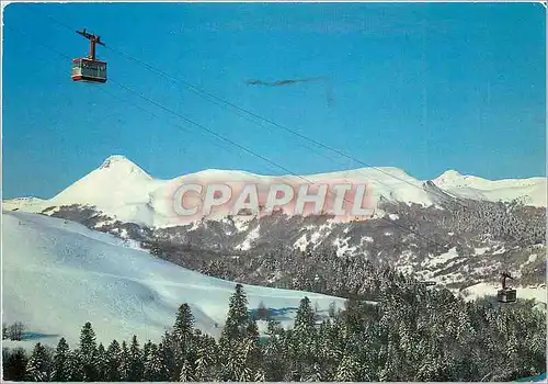 Cartes postales moderne Le Cantal sous la neige Puy Griou (alt 1694 m)