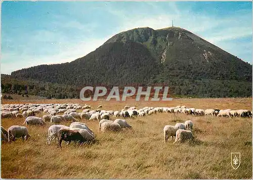 Moderne Karte l'Auvergne Pittoresque le Puy de Dome ALT 1465 M