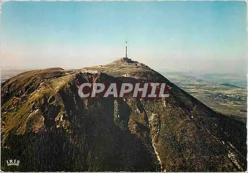 Moderne Karte Puy de Dome (alt 1465 m) auvergne a gauche la sentier des Pietons