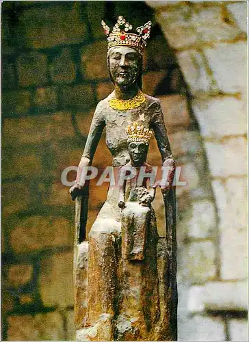 Cartes postales moderne Rocamadour (Lot) 2e site de France statue  N Dde Rocamadour vierge Noire du XIIe s