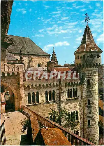 Cartes postales moderne Rocamadour (Lot) 2e site de France Palais des Eveques de Tulle