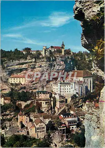 Cartes postales moderne Rocamadour (Lot) 2e site de France Echappee sur le site pittoresque de Rocamadour