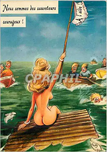 Cartes postales moderne Nous sommes des sauveteurs courageux