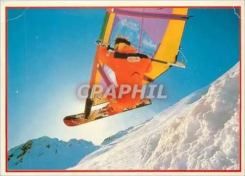 Cartes postales moderne Saut en Monoski a voil  Planche a voile