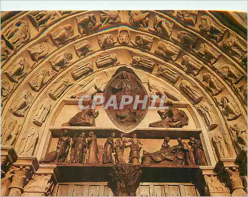 Moderne Karte Provins (Sene Marne) Cite Mediavale Portail de l'Eglsie Saint Ayoul
