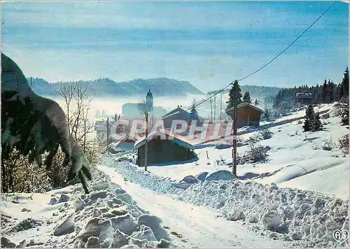 Moderne Karte Le Haut Jura en Hiver Prenovel les Piard St Laurent en Grandvaux alt 920 m