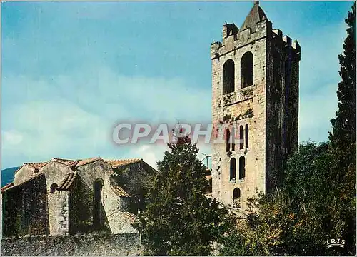 Moderne Karte Le Haut Vallespir Prats de Mollo (Pyr Ort) L'eglise Fortifiee et son curieux clocher a creneaux