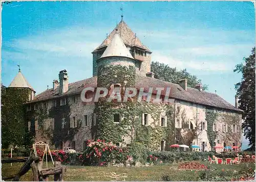 Moderne Karte Paysages du Lac Leman le Chateau de Coudree a Sciez (Hte Savoie)