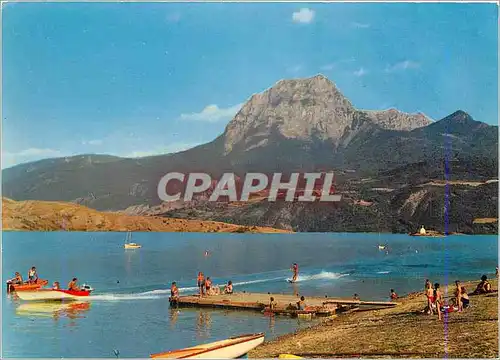 Cartes postales moderne Lac de Serre Poncon (Hautes Alpes) (alimente par les eaux de la durance) Superficie 3000 ha long