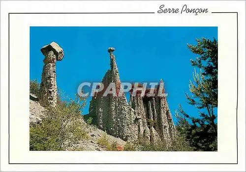 Cartes postales moderne Serre Poncon (Hautes Alpes) le Lac Les demoiselles Coiffees