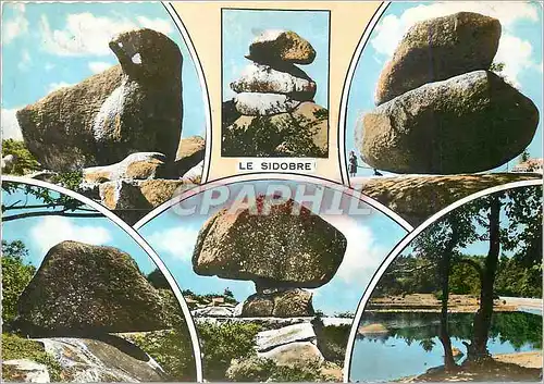 Cartes postales moderne en Parcourant le Sidobre (Tarn) Roc de l'Oie les Trois Fromages Rocher Tremblant de sept Faux