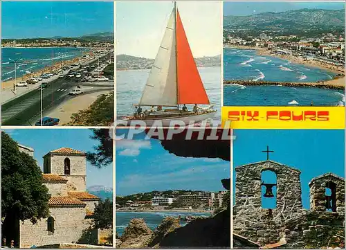 Cartes postales moderne Lumiere et Beaute de la Cote d'Azur Souvenir de Six Fours les Plages