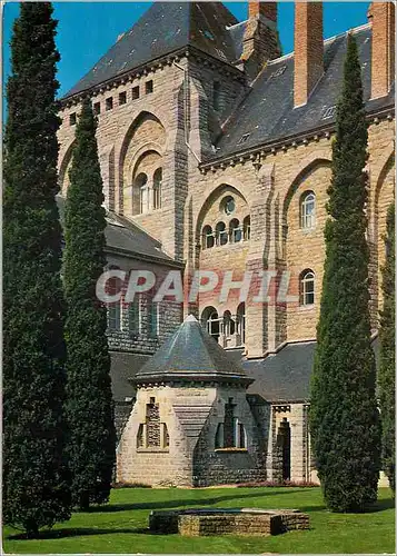 Cartes postales moderne Solesmes (Sarthe) Abbaye Saint Pierre La tour centrale et la bibliotheque