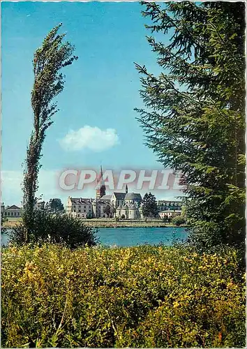 Cartes postales moderne Abbaye de la Trappe Soligny la Trappe (Orne) La Trappe vue de l'Etang de Rance
