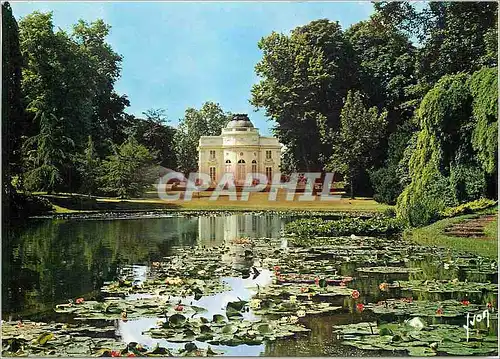 Moderne Karte Paris Le Parc de Bagatelle le chateau et le aux Nenuphars