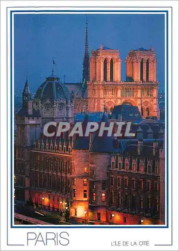 Cartes postales moderne Paris La Conciergerie et les Tours de N D