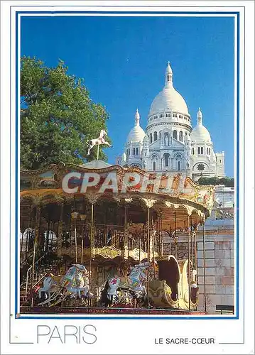 Cartes postales moderne Paris la Basilique de Sacre Coeur de Montmartre