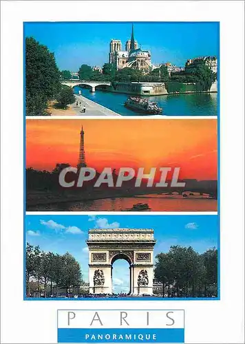 Cartes postales moderne Paris Panorama