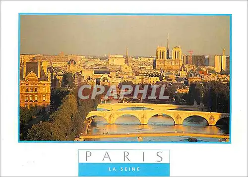 Cartes postales moderne Paris la Seine