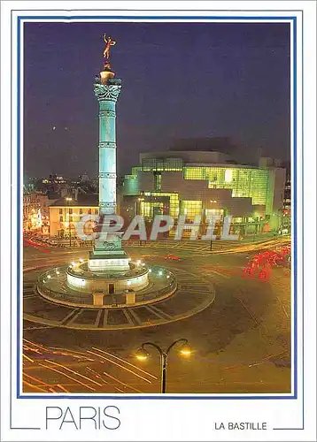 Moderne Karte Paris la Bastille