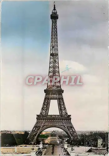 Cartes postales moderne Paris la Tour Eiffel construit de 1887 a 1889