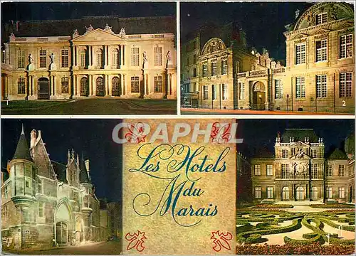 Cartes postales moderne Paris les Hotels du Marais