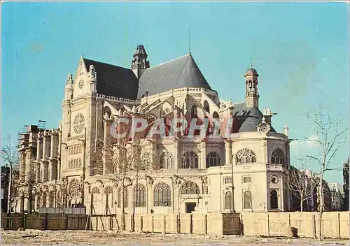 Cartes postales moderne Eglise Saint Eustache de Paris (1532 1640 vue d'ensemble cote sud