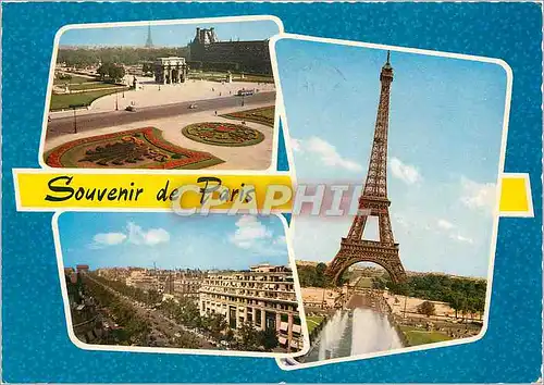 Cartes postales moderne Souvenir de Paris