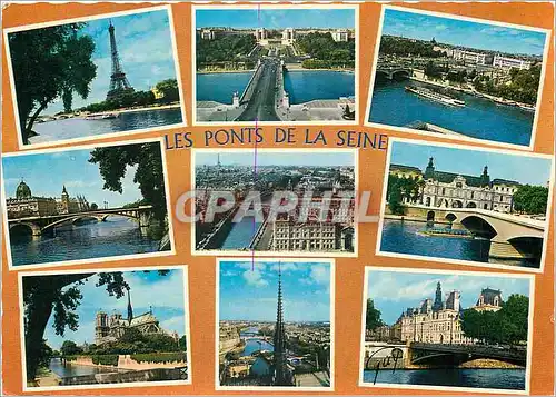 Cartes postales moderne Paris et ses Merveilles Les Pont de la Seine