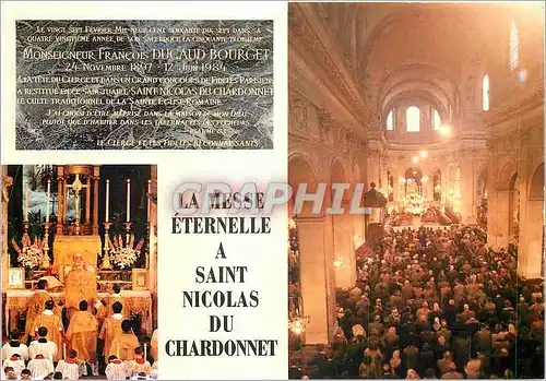 Cartes postales moderne Eglise Saint Nicolas du Chardonnet rue des Bernardins Paris