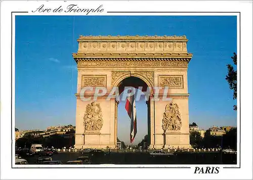 Moderne Karte Paris l'Arc de Triomphe