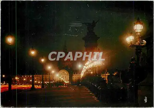 Cartes postales moderne Paris Le pont Alexandre III l'hotel des Invalides