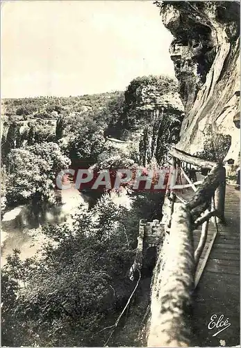 Cartes postales moderne Vallee de la Vezere Payzac le Moustier (Dordogne)