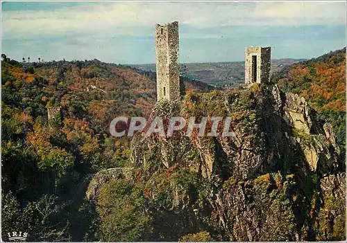 Cartes postales moderne Aveyron Touristique Peyrusse le Roc Cite royale et consulaire le chateau inferieur