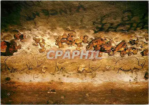 Moderne Karte Grotte de Rouffignac Dordogne (Monument Historique)