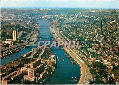 Cartes postales moderne Rouen (Seine Mme) L'Ile Lacroix les Quatre Ponts et Vue generale