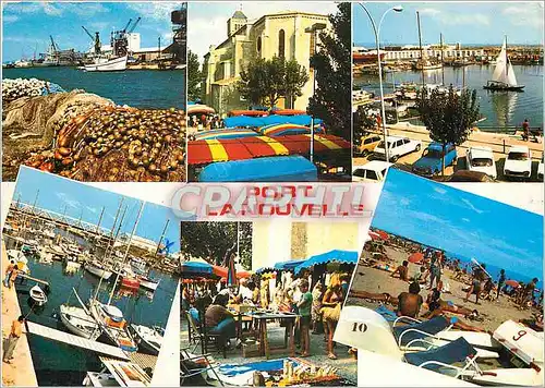 Cartes postales moderne Port la Nouvelle Le Port le marche de l'eglise