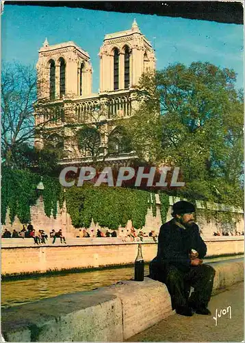 Cartes postales moderne Couleurs et Lumiere de France Clochards de Paris