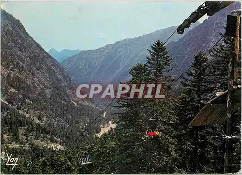 Moderne Karte Nos Belles Pyrenees Telesiege du Pont d'Espagne