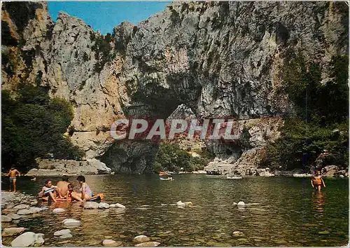 Cartes postales moderne Les Belles Images de l'Ardeche Pont d'Arc et l'Ardeche