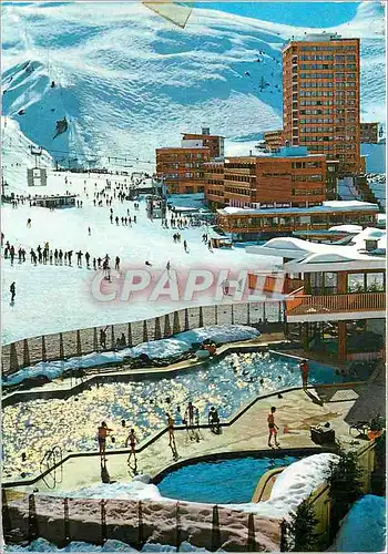 Moderne Karte La Plagne Savoie