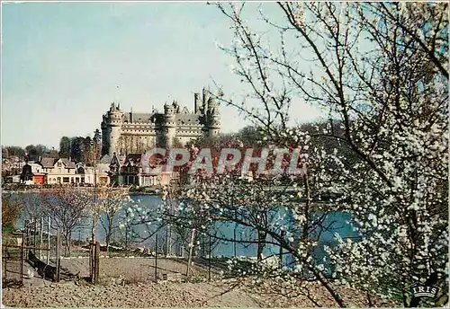 Moderne Karte Pierrefonds Oise Le Chateau