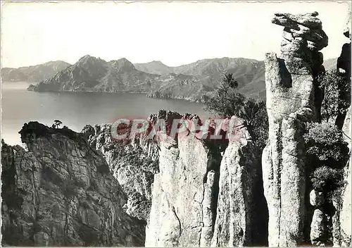Cartes postales moderne La Corse Ile de Beaute Piana Les Calanche et le Golfe de Porto