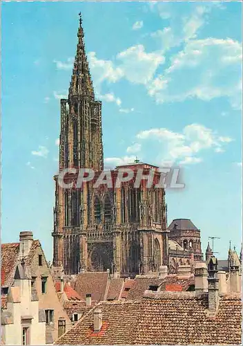 Moderne Karte Strasbourg La Cathedrale