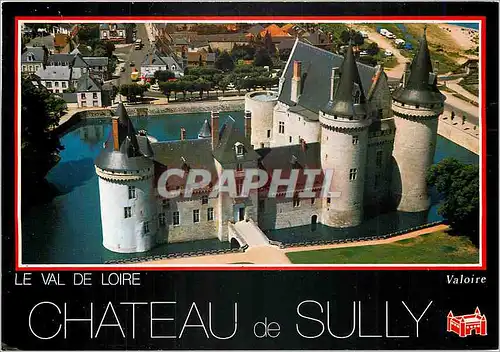 Cartes postales moderne Sully sur Loire Loiret Vue aerienne du Chateau