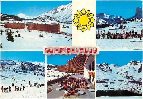 Cartes postales moderne Les Hautes Alpes Superdevoluy Vues sur la Station