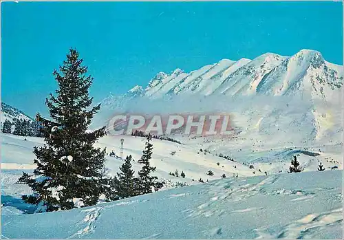 Cartes postales moderne Les Hautes Alpes Superdevoluy Les Montagnes du Decvoluy sous la neige